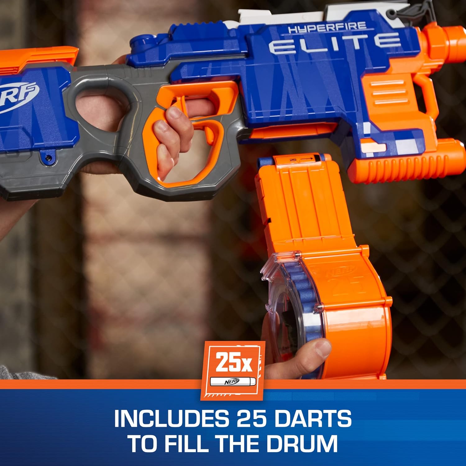 Nerf - Brandclub - Nerf HyperFire Motorized Elite Blaster